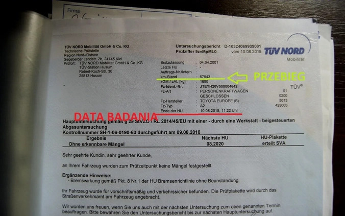 Toyota RAV4 cena 32900 przebieg: 115736, rok produkcji 2000 z Radom małe 596